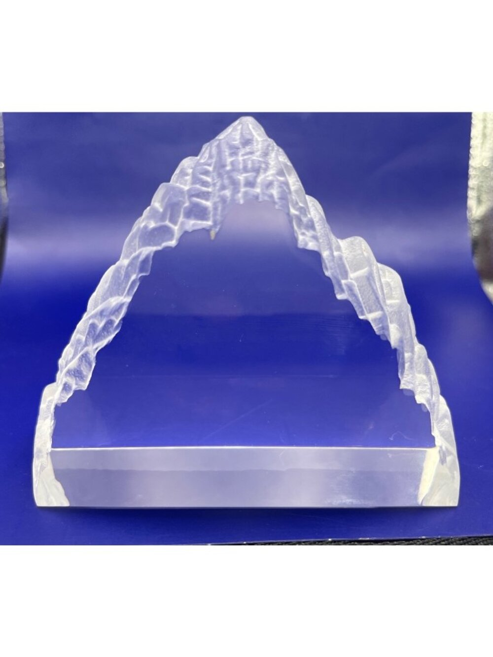 Crystal Iceberg Mt Everest Paperweight Trophy Award Engravable New In Custom Box